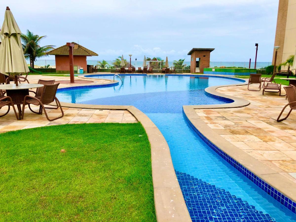 Apartamento Terramaris Duplex Luxo - Frente Mar Aquiraz Exterior foto