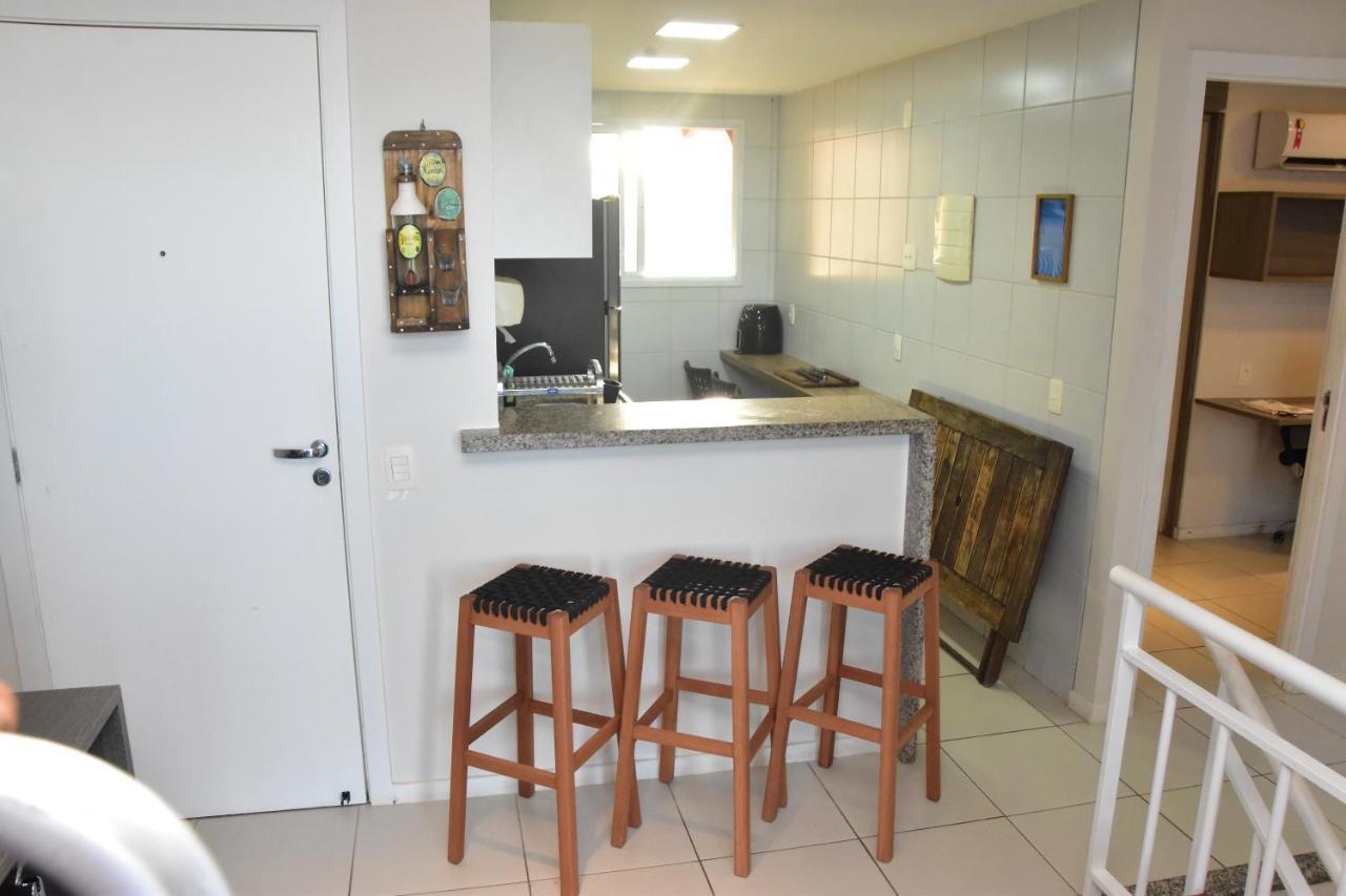 Apartamento Terramaris Duplex Luxo - Frente Mar Aquiraz Exterior foto